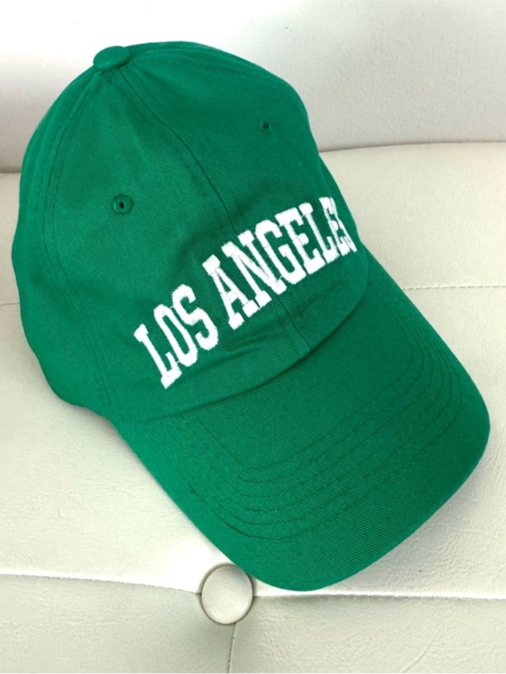 Green "LOS ANGELES" Baseball Cap
